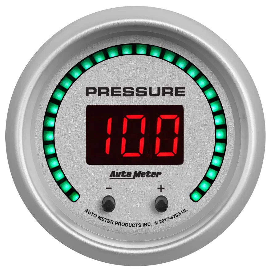 GAUGE; PRESSURE; 2 1/16in.; TWO CHANNEL; SELECTABLE; ULTRA-LITE ELITE DIGITAL