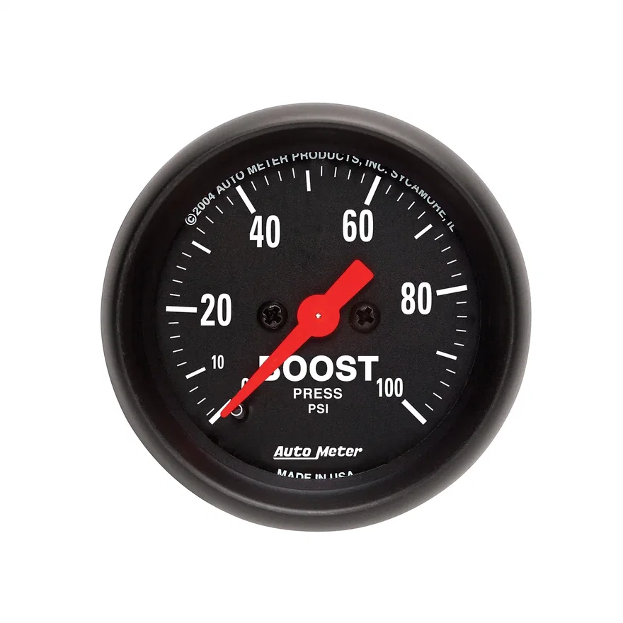 GAUGE; BOOST; 2 1/16in.; 100PSI; MECHANICAL; Z-SERIES