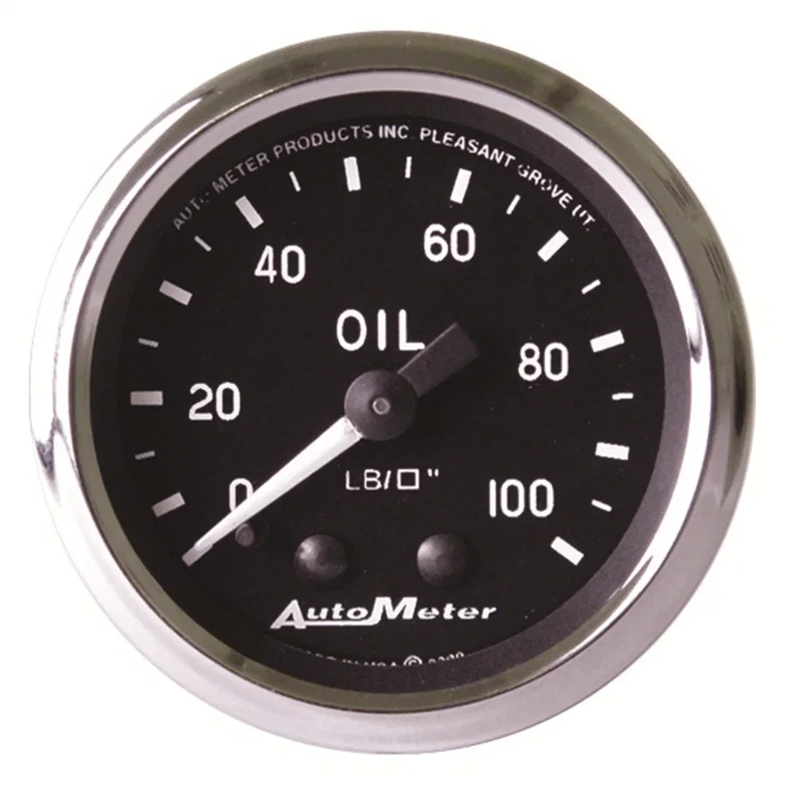 GAUGE; OIL PRESSURE; 2 1/16in.; 100PSI; MECHANICAL; COBRA