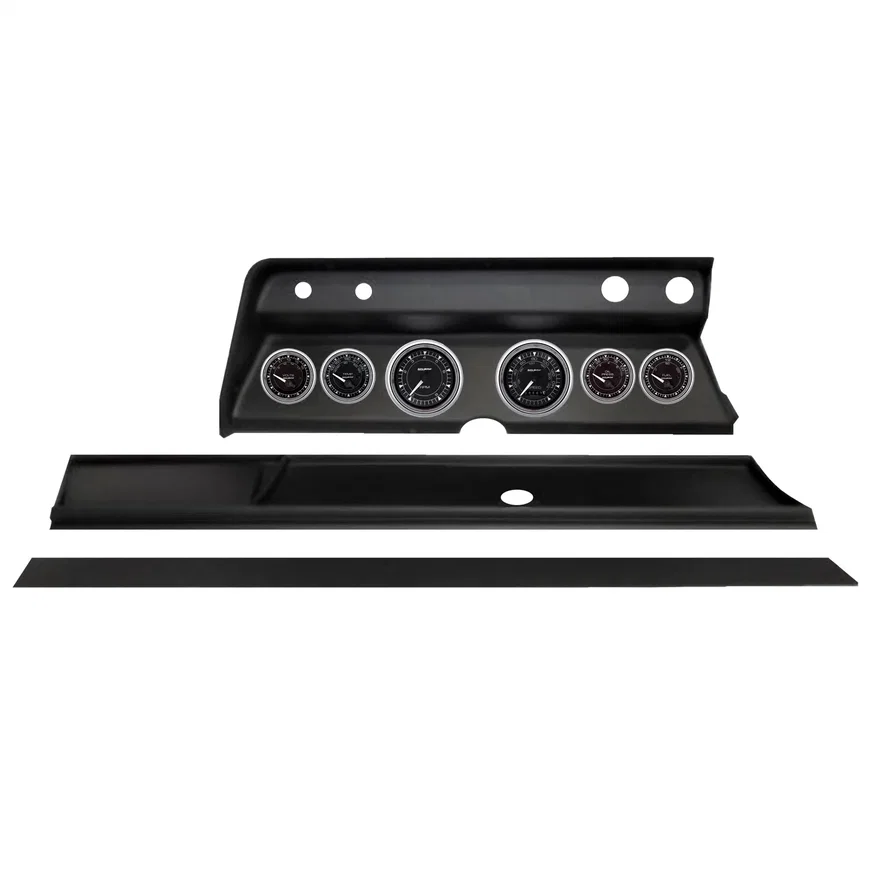 DIRECT FIT DASH KIT; (3 3/8in. X2; 2 1/16in. X4); CHEVY CHEVELLE 66; CHRONO CHRO