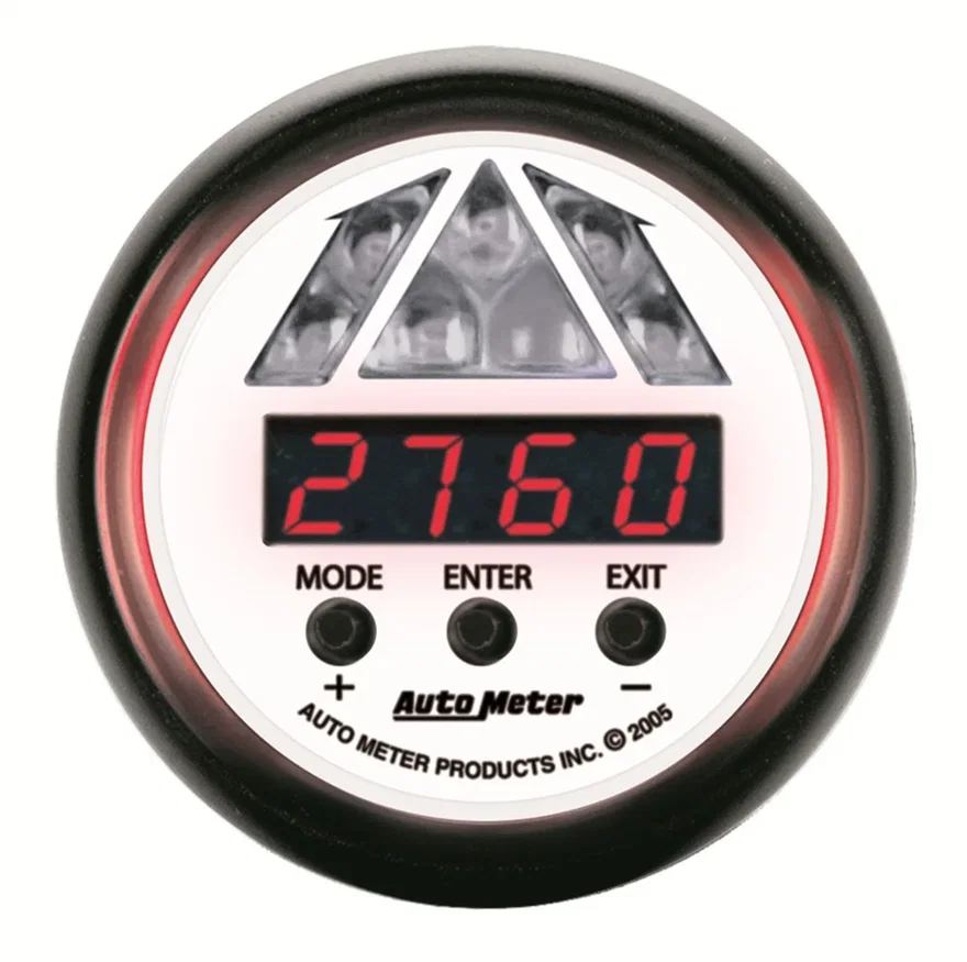 GAUGE; TACHOMETER; DIGITAL RPM W/LED SHIFT LIGHT; PHANTOM