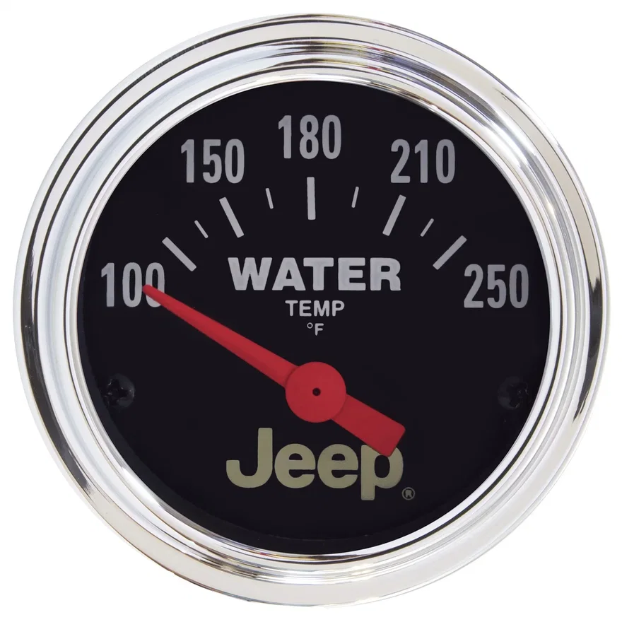 GAUGE; WATER TEMP; 2 1/16in.; 250deg.F; ELEC; JEEP