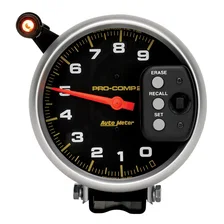 GAUGE; TACH; 5in.; 9K RPM; PEDESTAL W/QUICK LITE/PEAK MEMORY; PRO-COMP image 2