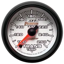 GAUGE; TRANSMISSION TEMP; 2 1/16in.; 100-260deg.F; DIGITAL STEPPER MOTOR; PHANTO image 2