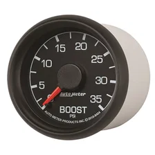 GAUGE; BOOST; 2 1/16in.; 35PSI; MECHANICAL; FORD FACTORY MATCH image 2