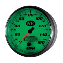 GAUGE; SPEEDOMETER; 5in.; 160MPH; ELEC. PROGRAMMABLE; NV image 4