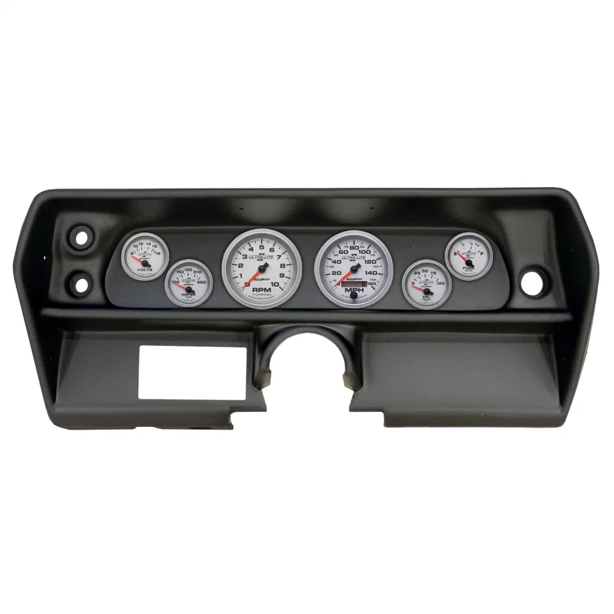 DIRECT FIT DASH KIT; (3 3/8in. X2; 2 1/16in. X4); CHEVY NOVA 68; ULTRA-LITE II
