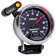 GAUGE; TACHOMETER; 3 3/4in.; 10K RPM; PEDESTAL W/EXT. QUICK-LITE; COBALT image 2