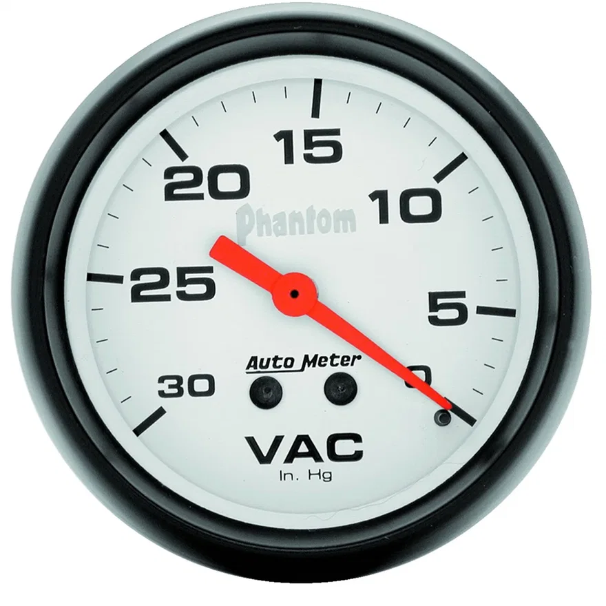 GAUGE; VACUUM; 2 5/8in.; 30INHG; MECHANICAL; PHANTOM