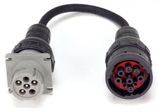 ADAPTER; J1708; 6PIN TO 9PIN image 2