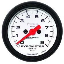 GAUGE; PYROMETER (EGT); 2 1/16in.; 900deg.C; DIGITAL STEPPER MOTOR; PHANTOM image 1