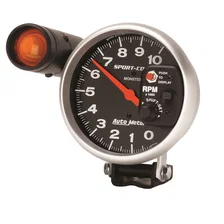 GAUGE; TACHOMETER; 5in.; 10K RPM; PEDESTAL W/EXT. SHIFT-LITE; SPORT-COMP image 3