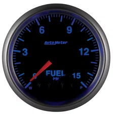 GAUGE; FUELP; 2 1/16in.; 15PSI; STEPPER MOTOR W/PEAK/WARN; ELITE;-4AN SENSOR image 4