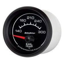 GAUGE; OIL TEMP; 2 1/16in.; 140-300deg.F; ELECTRIC; ES image 2