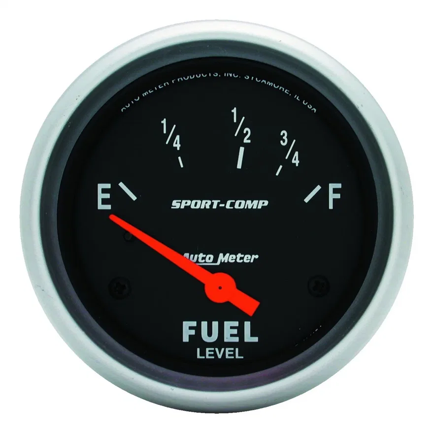 GAUGE; FUEL LEVEL; 2 5/8in.; 240OE TO 33OF; ELEC; SPORT-COMP