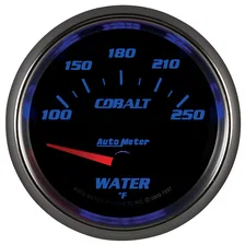 GAUGE; WATER TEMP; 2 5/8in.; 100-250deg.F; ELECTRIC; COBALT image 4