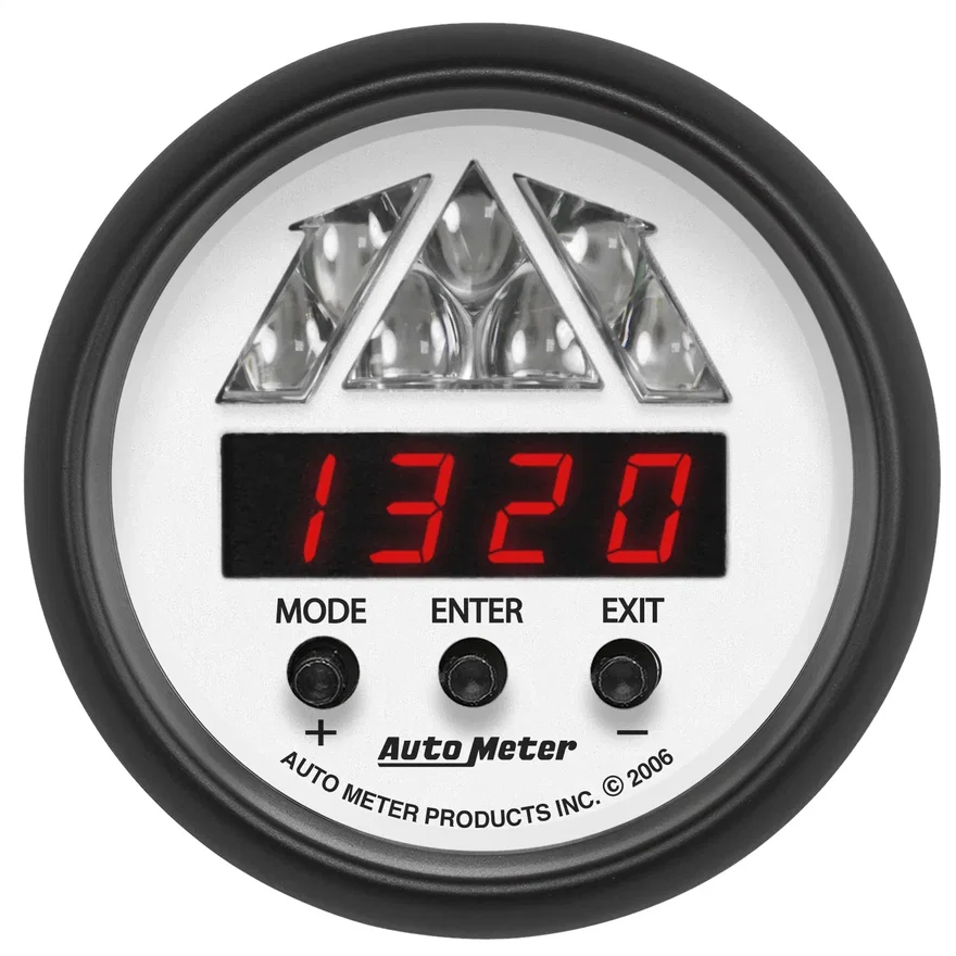 GAUGE; SHIFT LIGHT; DIGITAL RPM W/MULTI-COLOR LED LIGHT; DPSS LEVEL 2; PHANTOM