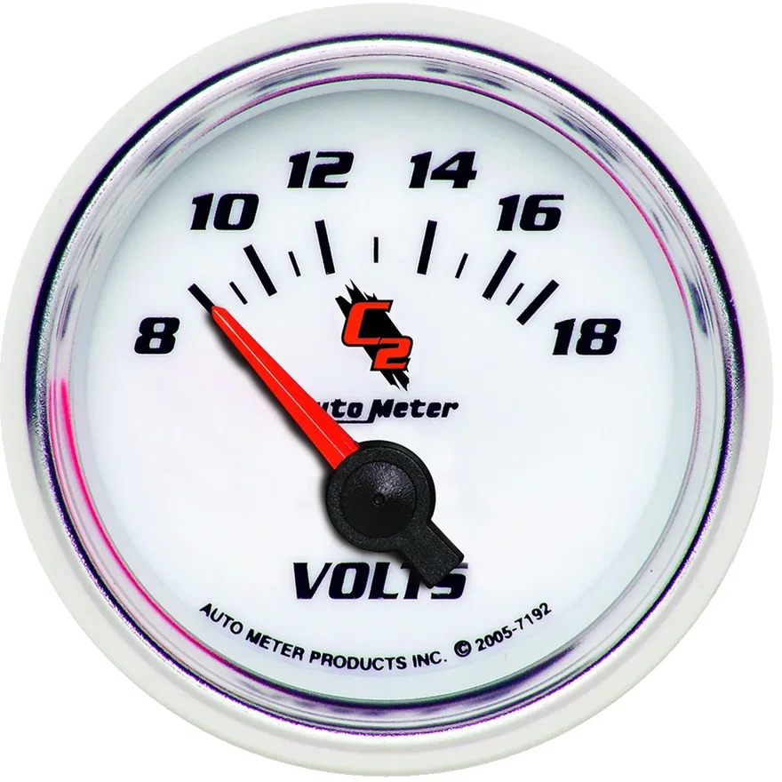 GAUGE; VOLTMETER; 2 1/16in.; 18V; ELECTRIC; C2