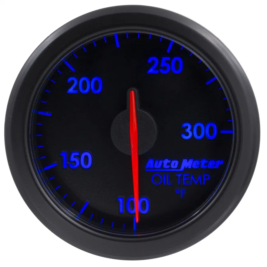 2-1/16in. OIL TEMP; 100-300`F; AIRDRIVE; BLACK