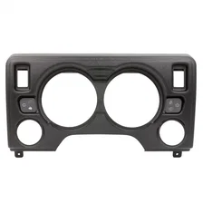 GAUGE MOUNT; DIRECT FIT DASH PANEL; 4 GAUGE (5in. X2; 2 1/16in. X2); JEEP TJ image 1