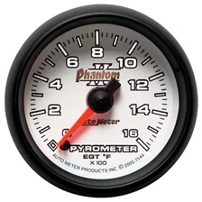 GAUGE; PYROMETER (EGT); 2 1/16in.; 1600deg.F; DIGITAL STEPPER MOTOR; PHANTOM II image 2