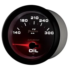 GAUGE; OIL TEMP; 2 5/8in.; 140-300deg.F; ELECTRIC; PHANTOM II image 3