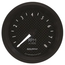 GAUGE; TACHOMETER; 3 3/8in.; 8K RPM; IN-DASH; GT image 4