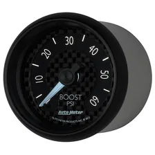 GAUGE; BOOST; 2 1/16in.; 60PSI; MECHANICAL; GT image 3