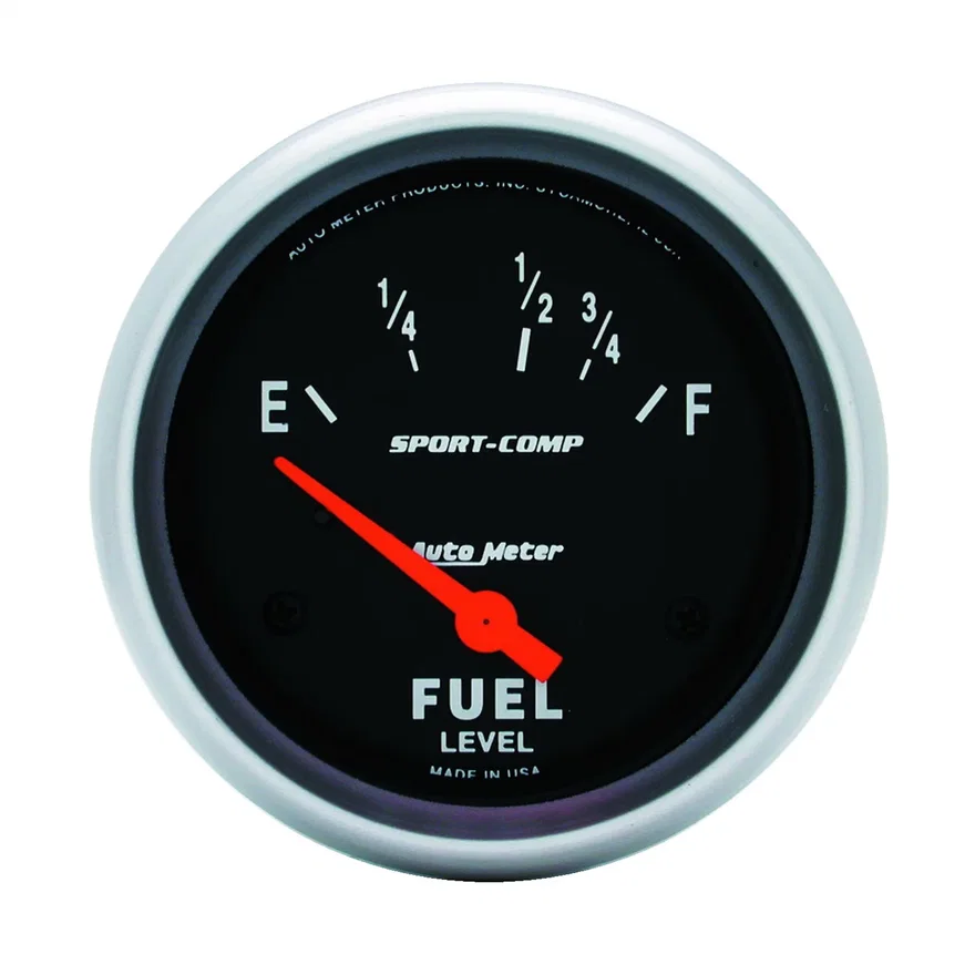 GAUGE; FUEL LEVEL; 2 5/8in.; 16OE TO 158OF; ELEC; SPORT-COMP
