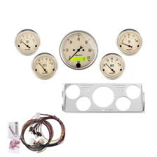 DIRECT FIT DASH KIT; CHEVY TRUCK 40-46; MPH/FUEL/OILP/WTMP/BAT; AB image 1