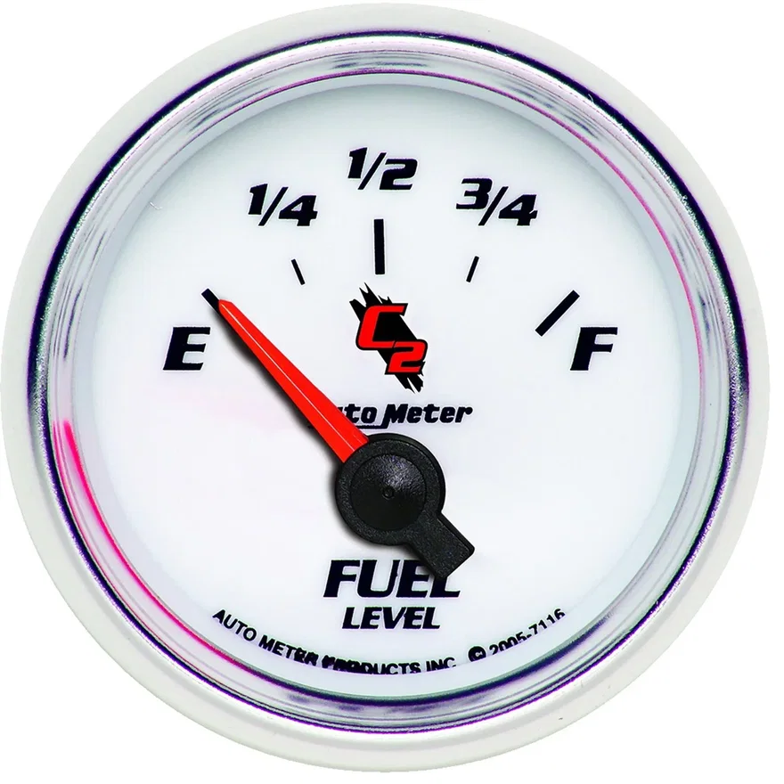 GAUGE; FUEL LEVEL; 2 1/16in.; 240OE TO 33OF; ELEC; C2