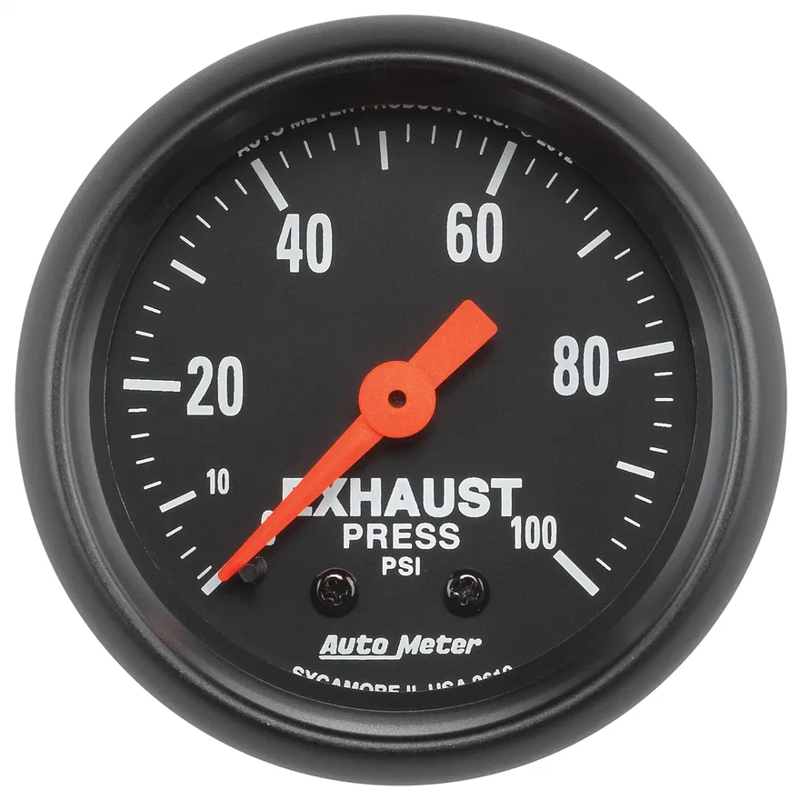 GAUGE; EXHAUST PRESS; 2 1/16in.; 100PSI; MECHANICAL; Z-SERIES