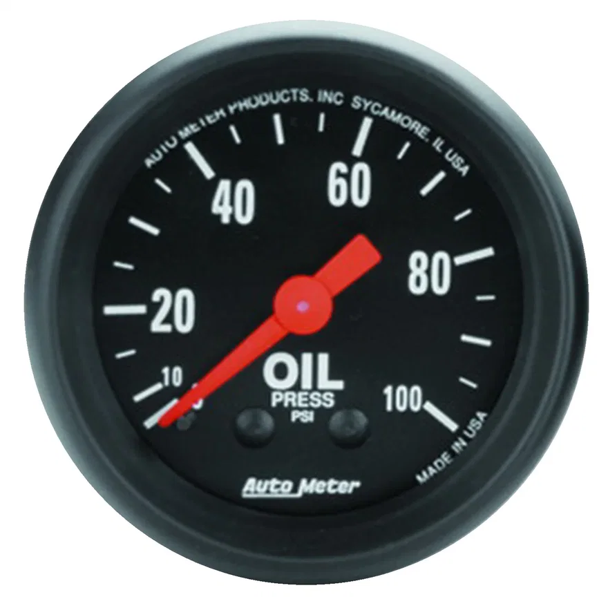 GAUGE; OIL PRESS; 2 1/16in.; 100PSI; MECHANICAL; Z-SERIES