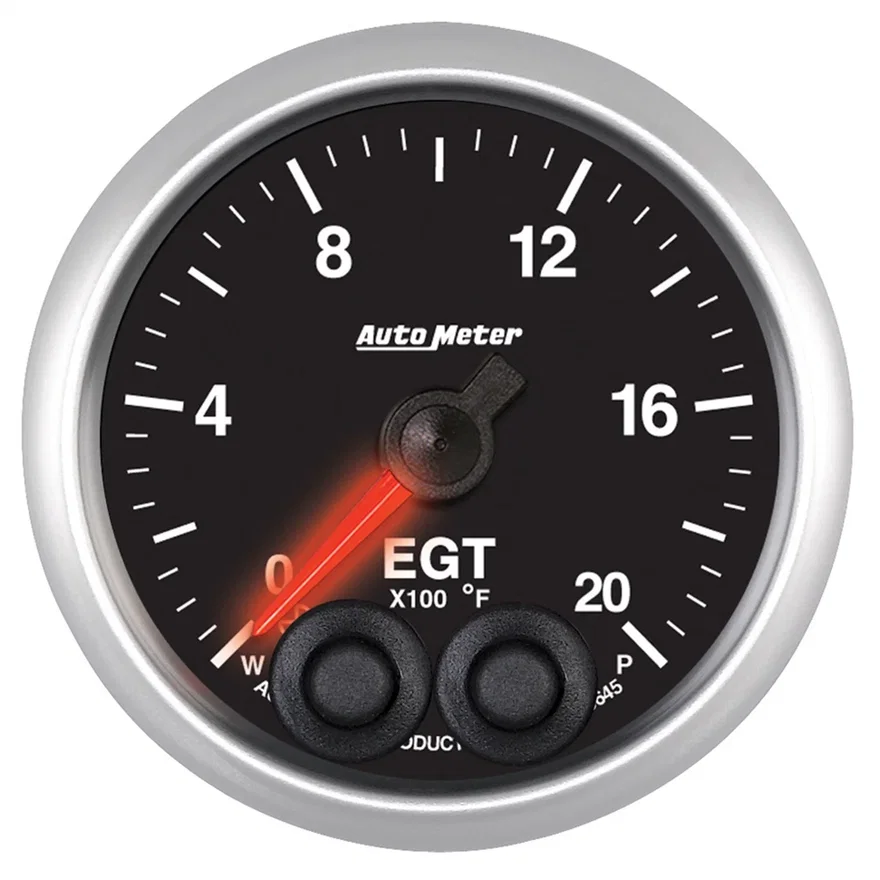 GAUGE; PYRO. (EGT); 2 1/16in.; 2000deg.F; STEPPER MOTOR W/PEAK/WARN; ELITE