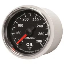 GAUGE; OIL TEMP; 2 1/16in.; 140-280deg.F; DIGITAL STEPPER MOTOR; GS image 2