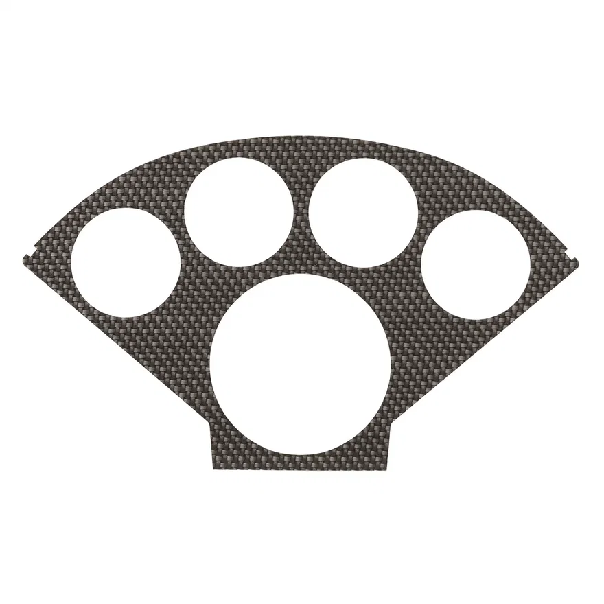 FACEPLATE FOR #2207; OPTIONAL; SILVER CARBON LOOK