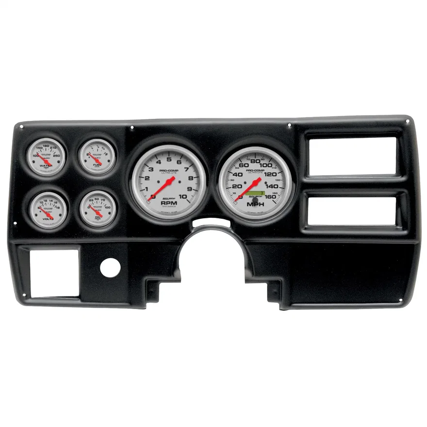 DIRECT FIT DASH KIT; (5in. X2; 2 1/16in. X4); CHEVY/GMC TRUCK AC 84-87; ULTRA-LI