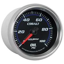 GAUGE; OIL PRESSURE; 2 5/8in.; 100PSI; MECHANICAL; COBALT image 5