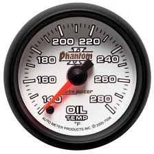 GAUGE; OIL TEMP; 2 1/16in.; 140-280deg.F; DIGITAL STEPPER MOTOR; PHANTOM II image 2