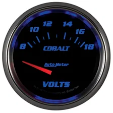 GAUGE; VOLTMETER; 2 5/8in.; 18V; ELECTRIC; COBALT image 4