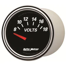 GAUGE; VOLTMETER; 2 1/16in.; 18V; ELEC; DESIGNER BLACK II image 2