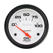 GAUGE; OIL PRESSURE; 2 5/8in.; 100PSI; ELECTRIC; PHANTOM image 1