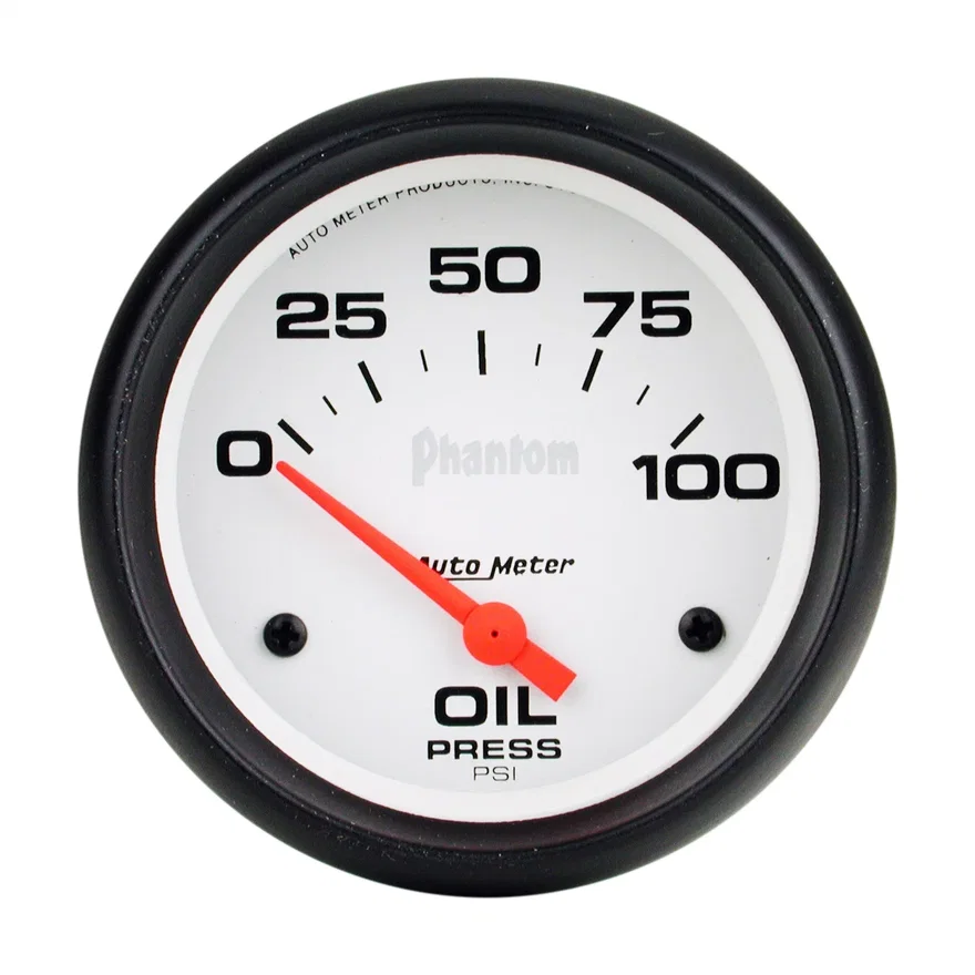GAUGE; OIL PRESSURE; 2 5/8in.; 100PSI; ELECTRIC; PHANTOM
