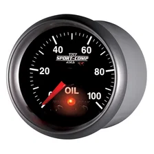 GAUGE; OIL PRESS; 2 1/16in.; 100PSI; DIGITAL STPR MTR W/PK/WRN; SPORT-COMP II image 3