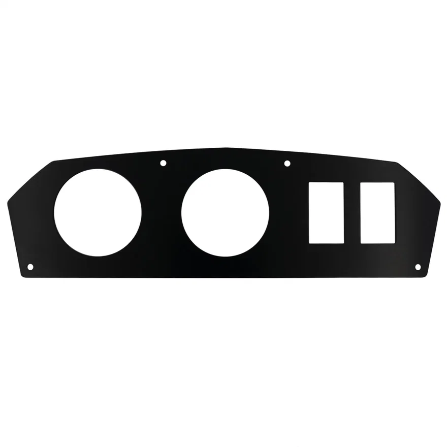 GAUGE/SWITCH PANEL; DIRECT FIT; 2 GAUGE 2-1/16in./ 2 SWITCH; CAN-AM MAVERICK 12-