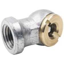 AIR CHUCK; 90deg. BALL FOOT; 1/4in. NPT image 2