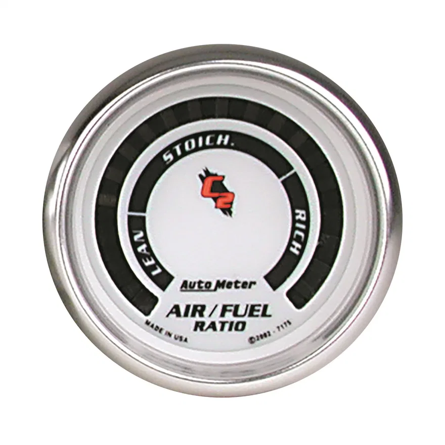 GAUGE; AIR/FUEL RATIO-NARROWBAND; 2 1/16in.; LEAN-RICH; LED ARRAY; C2