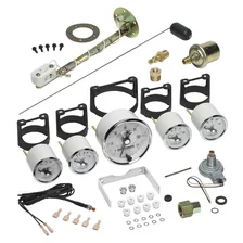 GAUGE KIT; 5 PC.; 3 3/8in./2 1/16in.; ELEC. SPEEDO W/LCD ODO; PRESTIGE PEARL image 2