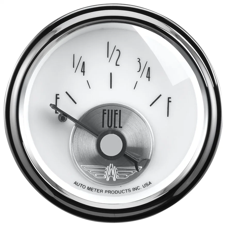 GAUGE; FUEL LEVEL; 2 1/16in.; 240OE-33OF; ELEC; PRESTIGE PEARL