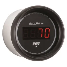 GAUGE; PYROMETER (EGT); 2 1/16in.; 1600deg.F; DIGITAL; BLACK DIAL W/RED LED image 3